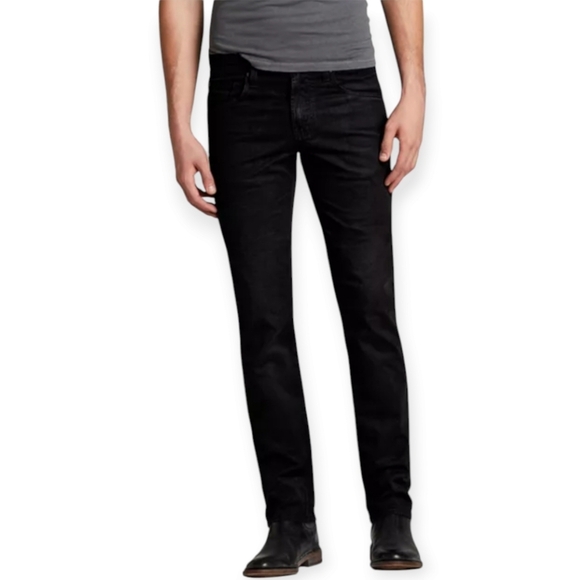 Ag Adriano Goldschmied The Matchbox Slim Straight Black Jeans Men's 31 - Picture 1 of 13